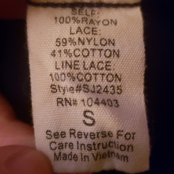 Sweet Wanderer Blue Lace Detail Top Women's Small S Baby Doll Cute Feminine EUC - Picture 5 of 6